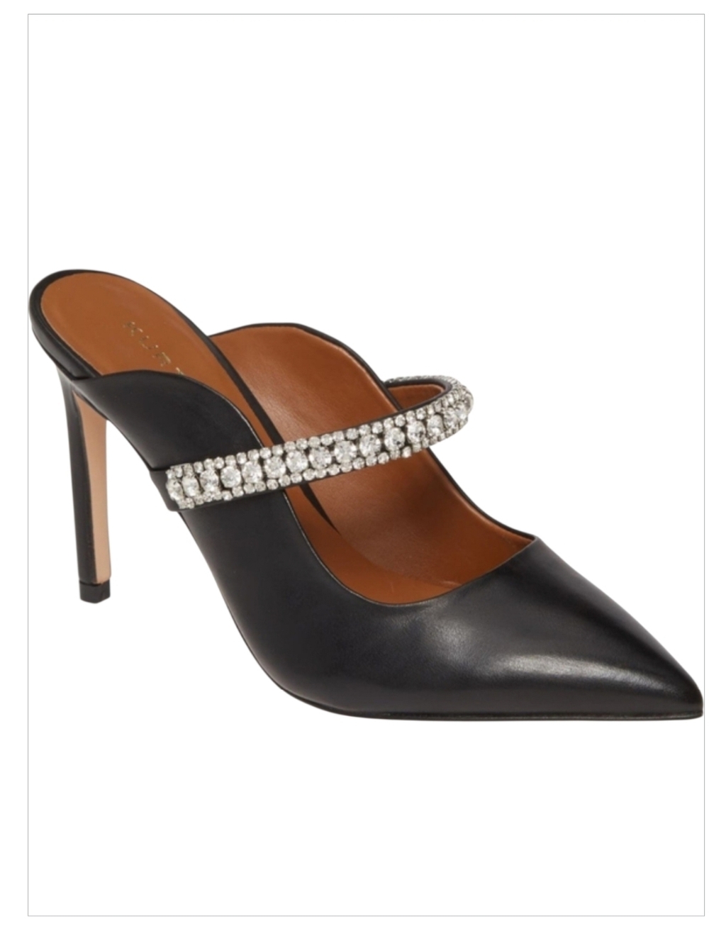 Kurt Geiger Black Heels with Sparkling Strap